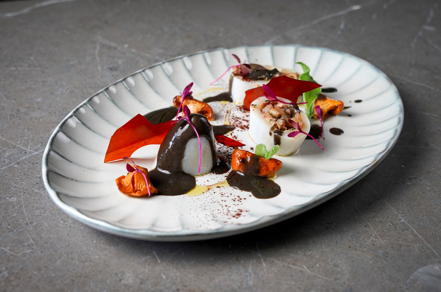 Tintenfisch, Steinpilz und Foie Gras (2018)